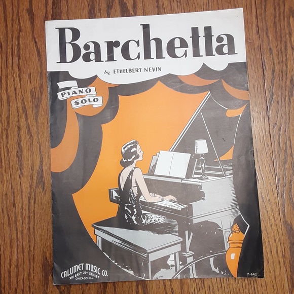 Barchetta Vintage Sheet Music - Picture 1 of 8
